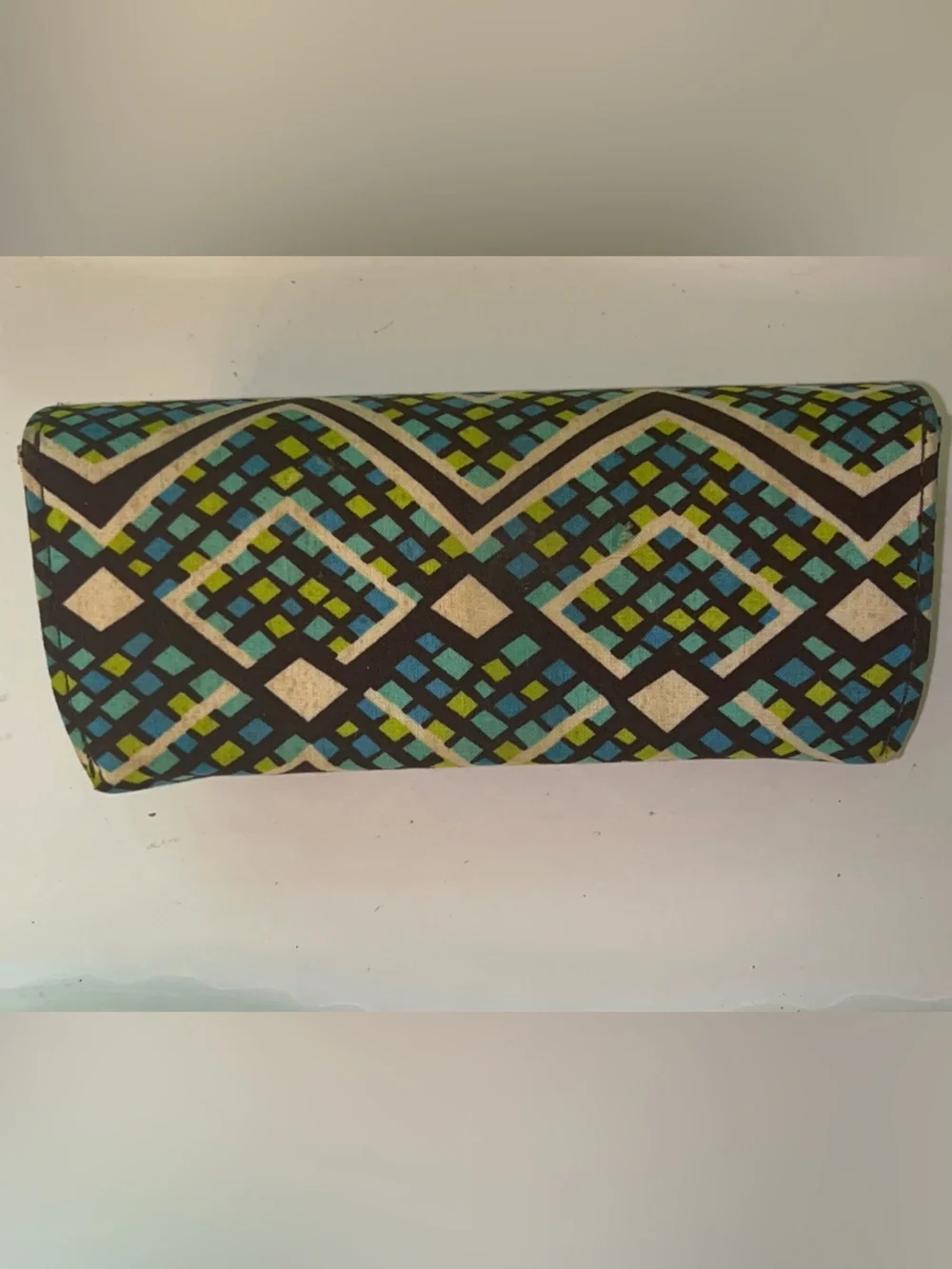Vera Bradley hard shell eyeglasses case in the Rain Forest pattern